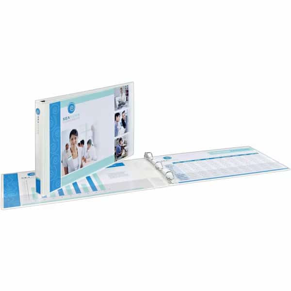 Avery Tabloid Heavy-Duty View Binder, Slant Ring, 3" Capacity, 11 x 17, White