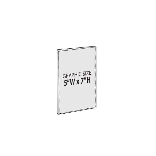 5"W x 7"H Sign Holder w/ Magnetic Strips, PK10