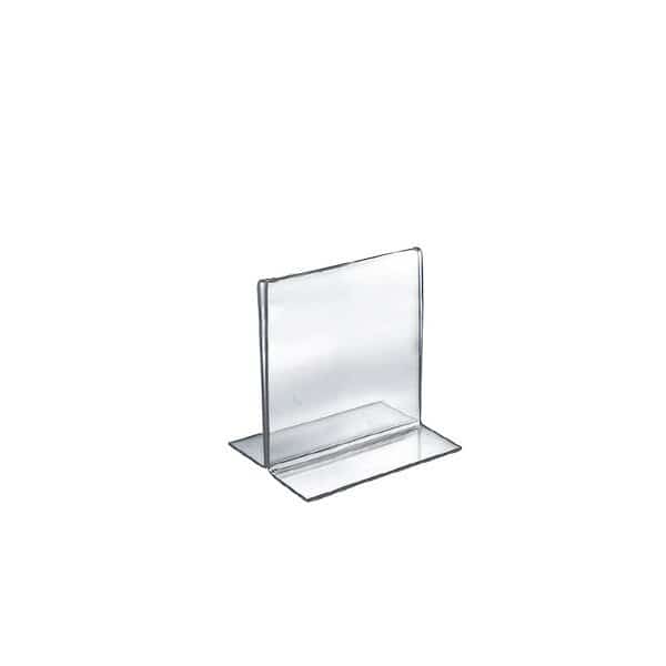 5"W x 6"H Double-Foot Two Sided Sign Holder, PK10