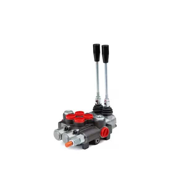 Directional Control Valve, 10 GPM, 4 Way 3 Pos, 2 Spool, Tandem Center