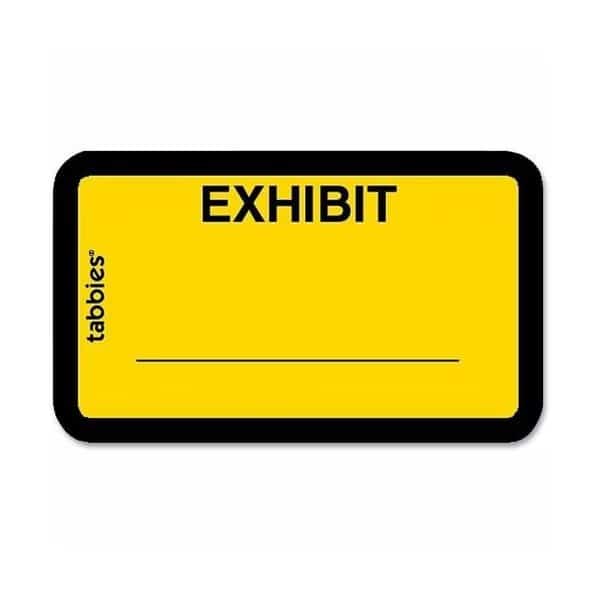 LEGAL EXHIBIT LABELS, EXHIBITin, 252PK