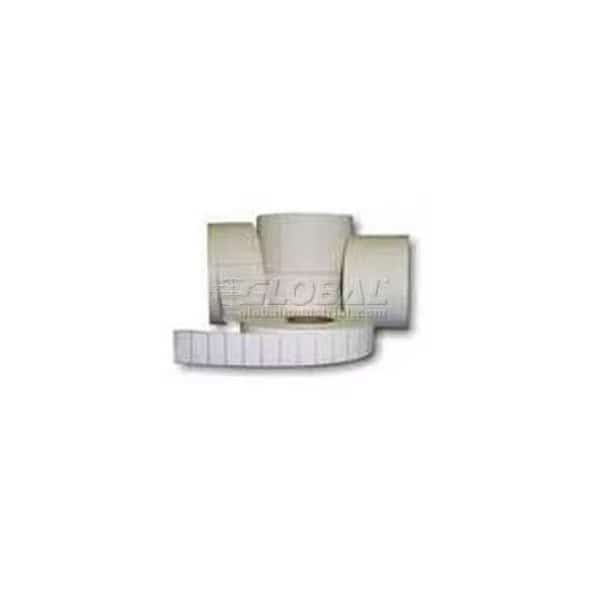 Zebra Z Perform Perforated Paper Labels, 4inW x 3inL, 3in Core, 8inOD, 4/Pack