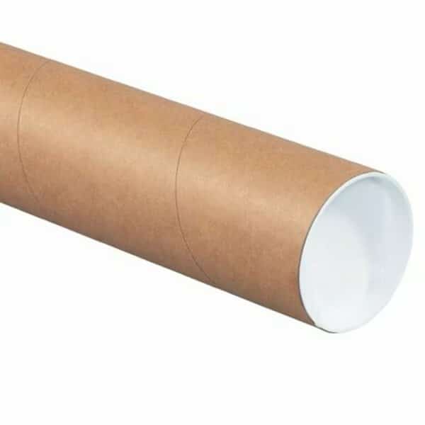 3 x 20'' Kraft Tubes with Caps, 24PK