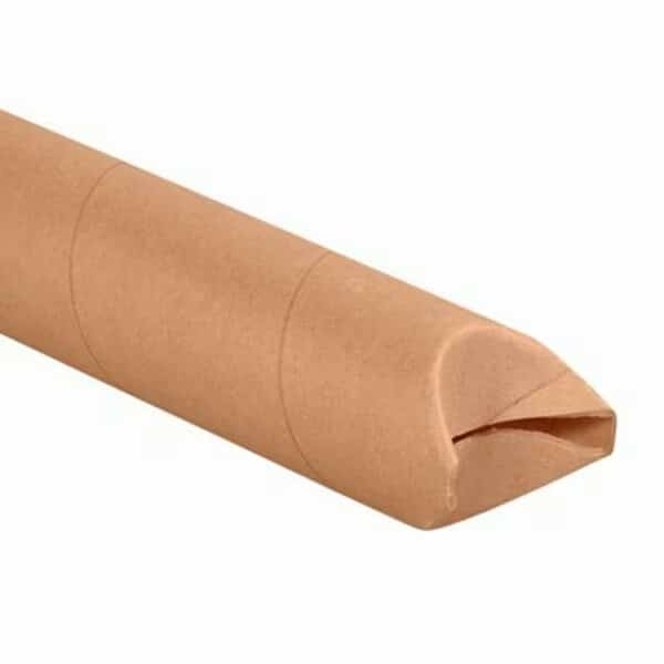3 x 18'' Kraft Crimped End Tubes, 24PK