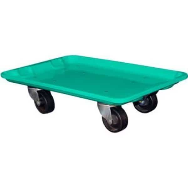 Molded Fiberglass Toteline Dolly 780438 for 20-1/2" x 12-7/8" x 8" Tote, Green