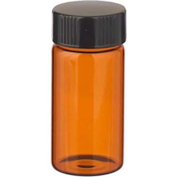 Wheaton 40ML Amber Vials, 24-400, Lab File, PTFE, Case of 72