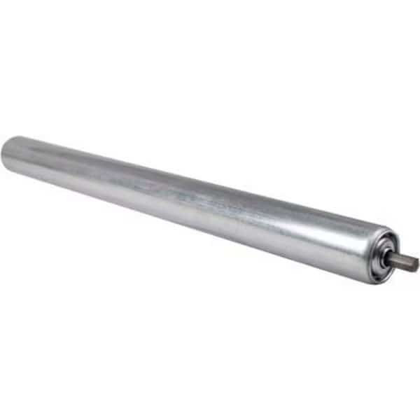 1.9" Dia. x 16 Ga. Galvanized Roller 26157-27-GP for 27" O.A.W. Omni Conveyors