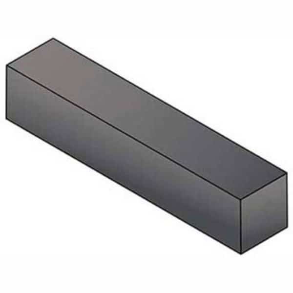 Undersized Key Stock, Carbon Steel, Plain, 36 in L, 2-1/2 in W, 2-1/2 in H