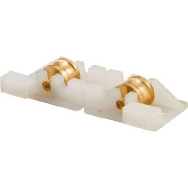 Prime-Line Sliding Window Tandem Roller Assembly, 3/8" Brass Wheels