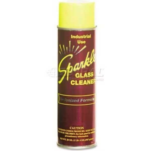 Sparkle Glass Cleaner, 20 oz. Aerosol Can, 12 Cans -