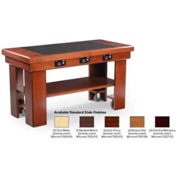 Vollrath Induction Buffet Table, 7552382, Dark Cherry, 76" X 30"