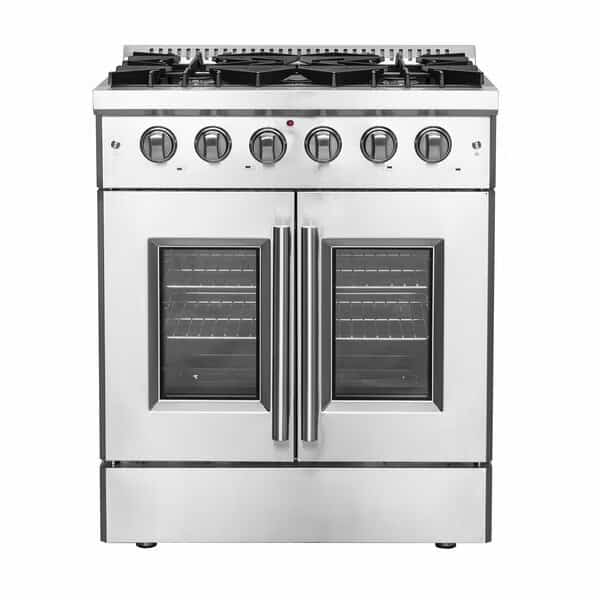 Galiano 30In. Freestanding French Door Gas Range