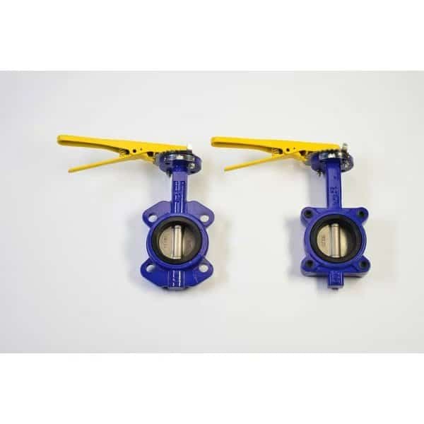 2", Butterfly Valve, Wafer, Ductile Iron Body