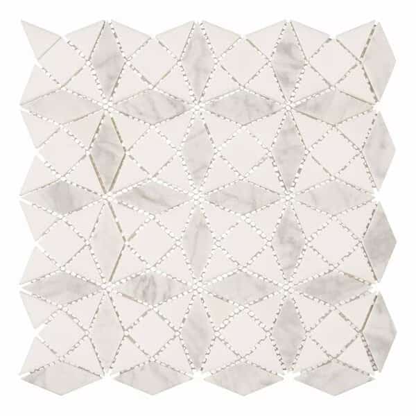 SAMPLE Cimarron Harbor Luxury Natural Stone Novelty Mosaic Wall Floor Tile