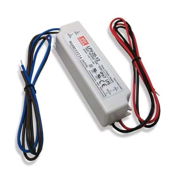 LO-PRO Jct Box Driver Combo -12V DC Constant Volt Driver, Class 2, 20W