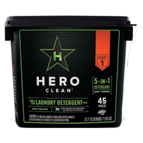 Hero Clean Juniper Scent Laundry Detergent Pod 45 pk