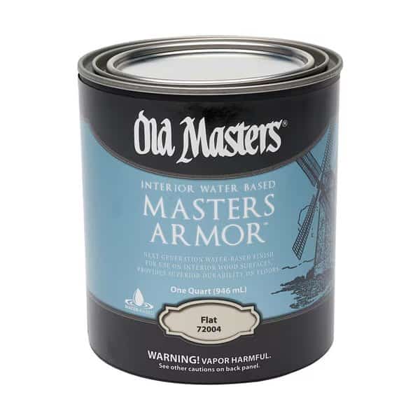 Old Masters Masters Armor Flat Clear Water-Based Floor Finish 1 qt