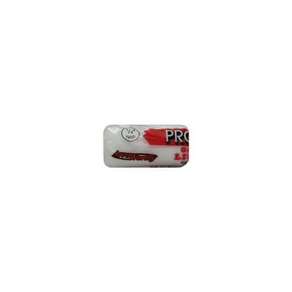 4 in Paint Roller Cover, 1/4" Nap, Dralon