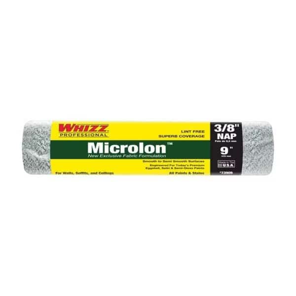 Whizz Microlon 9 in. W X 3/8 in. Cage Paint Roller Cover 1 pk