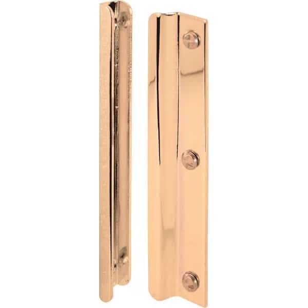 Prime-Line 6 in. H X 6 in. L Brass-Plated Steel Latch Guard
