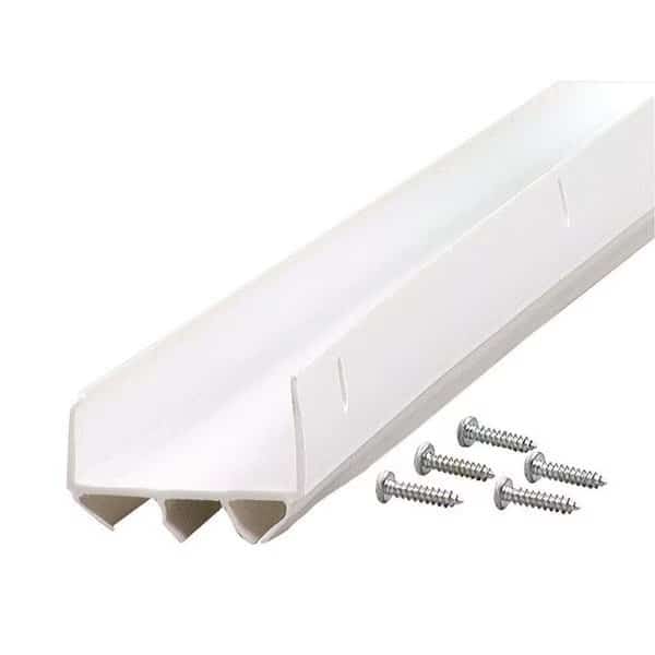 M-D Building Products White Vinyl U-Shaped Bottom For Doors 36 in. L X 1.13 in.