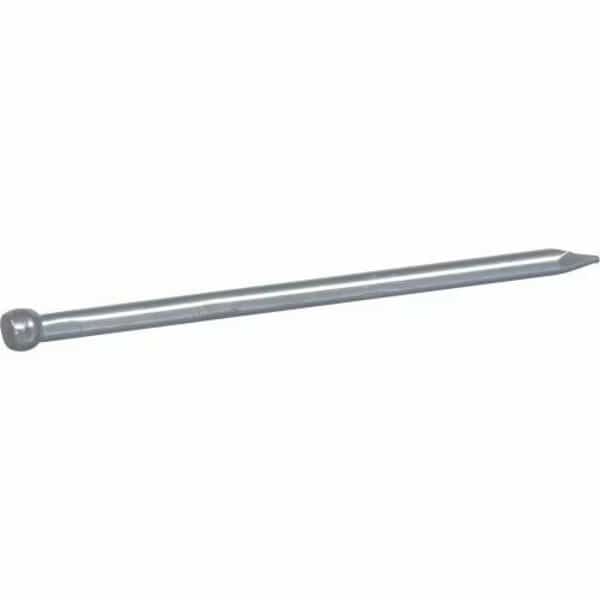 Common Nail, 1-1/4 in L, Steel, Bright Finish, 18 ga, 6 PK