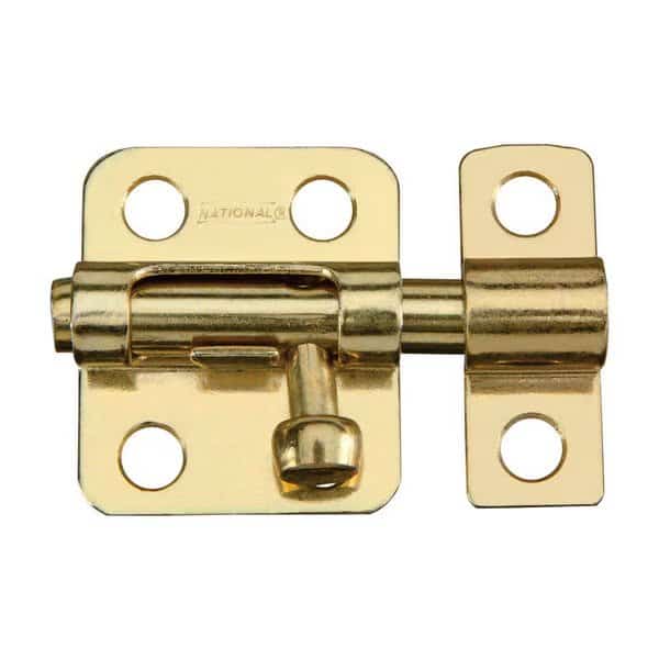 WINDOW BOLT BRASS 2"", National Hardware, Mfr#: N151-266