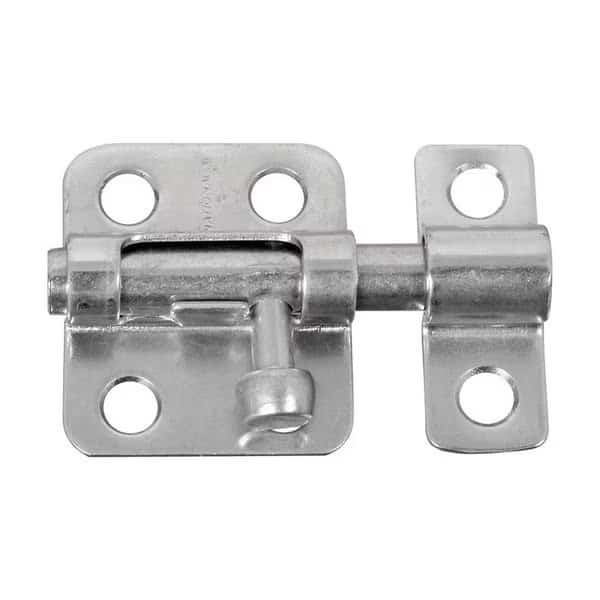 National Hardware Zinc-Plated Silver Steel Window Bolt 2 in. L 1 pk