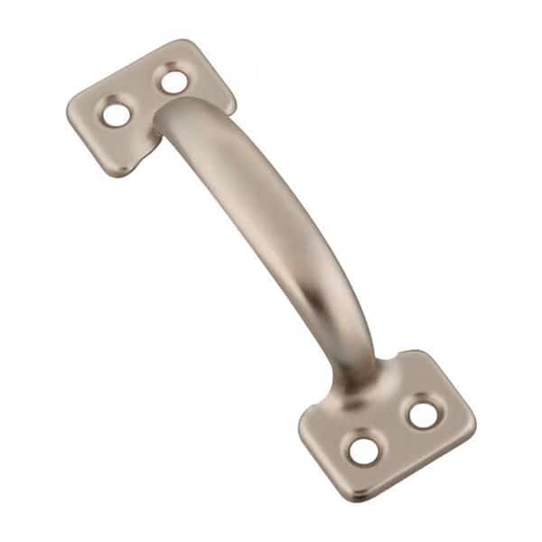 National Hardware WeatherGuard 4 in. L Satin Nickel Silver Steel Universal Sash Lift Handle 1 pk