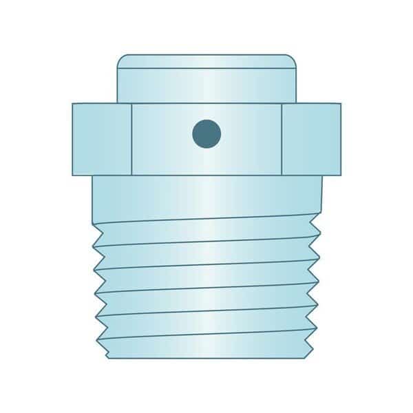 Side Vent Fitting, 1/8"27PTF, CSZ, 25 PSI