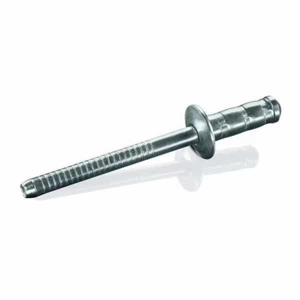 Blind Rivet, Dome Head, 3/16 in Dia., Stainless Steel Body, 500 PK
