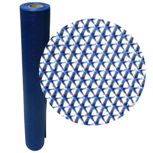 Blue PVC S-Grip Runner 25 ft. L, 3/16" H