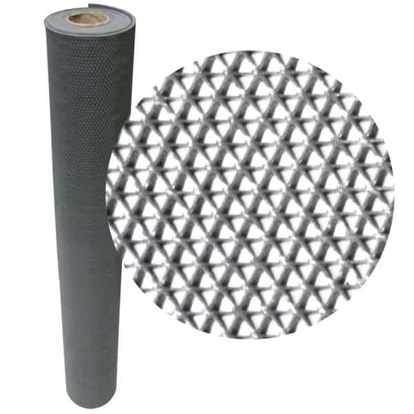 Gray PVC S-Grip Runner 25 ft. L, 3/16" H, Rubber-Cal, Mfr#: 03-W246