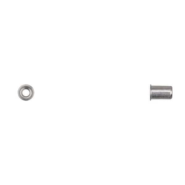 Nut Insert, #8-32 Thrd Sz, Steel, Zinc Plated