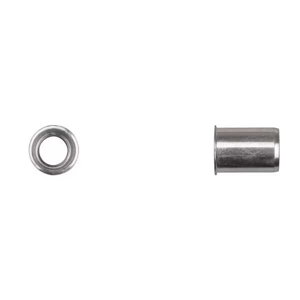 Nut Insert, M10-1.50 Thrd Sz, Steel, Zinc Plated