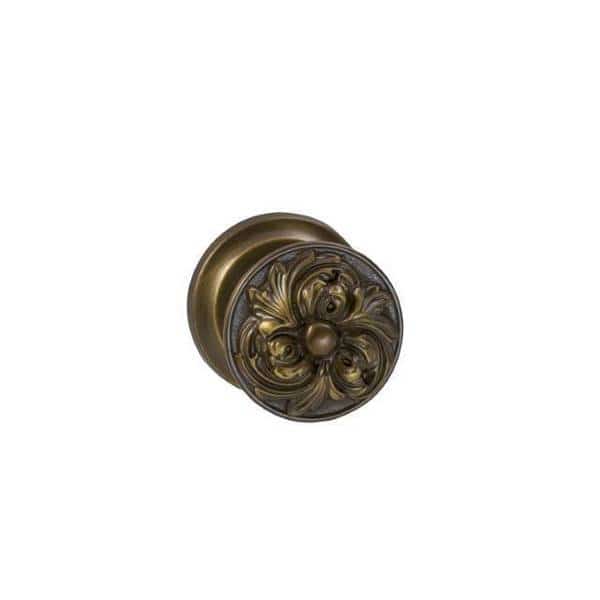 Knob Priv 2-3/8" BS Full Lip 1-3/4" Doors Shaded Bronze 232