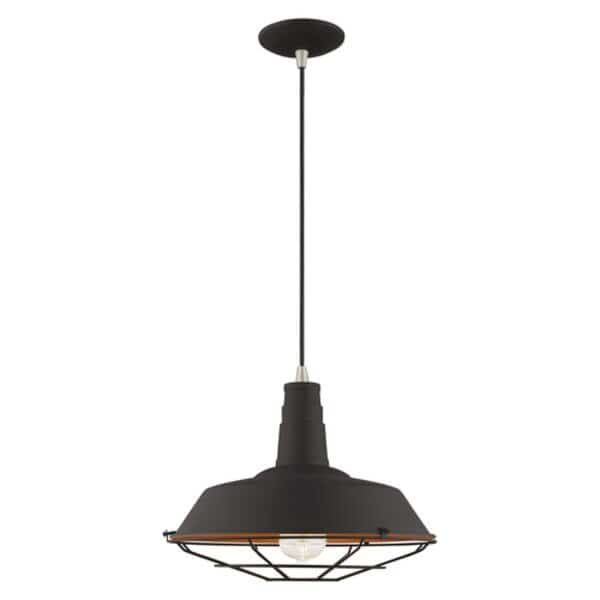 Metal Shade Mini Pendants 1 Light Black