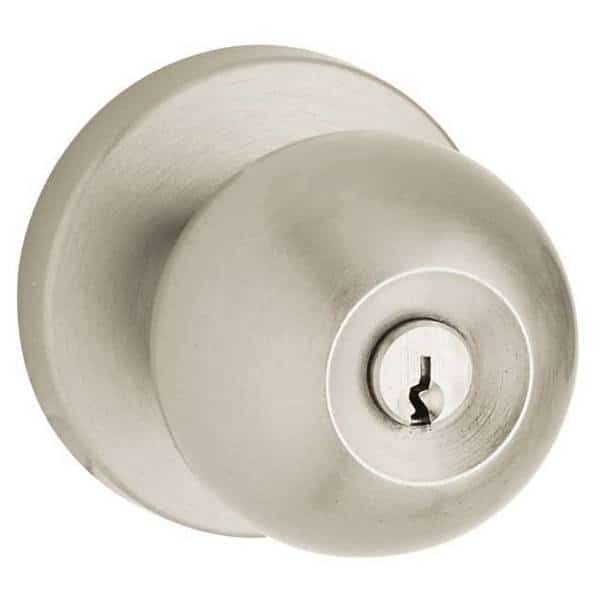 Entry Door Knobs Lifetime Satin Nickel