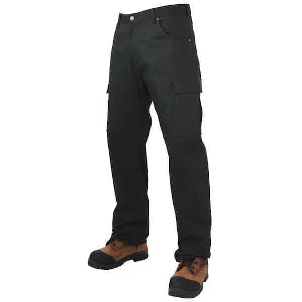 Pants, 40, BLACK, 98% Cotton/2% Spandex