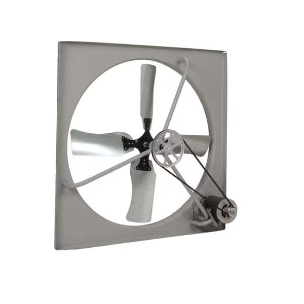 Commercial Exhaust Fan, 42", Belt-Drive, 120V, 3/4HP, 1-Phase, Gray