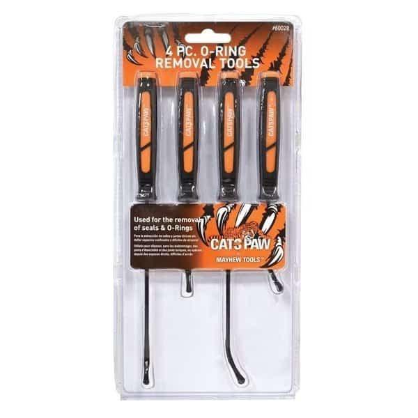 O-Ring Removal Tool Set,4 pcs., Mfr#: 60028, MAYHEW