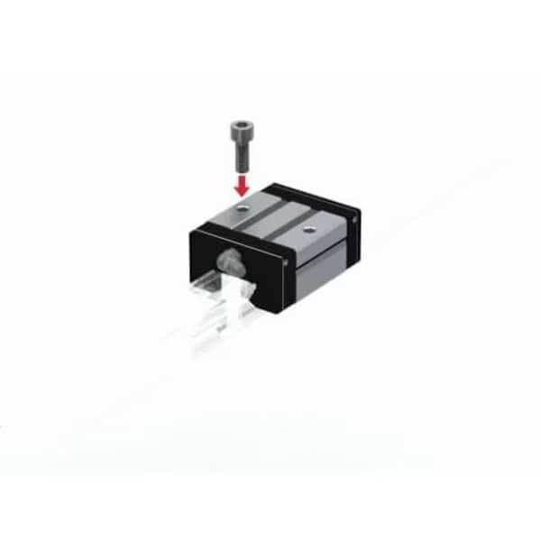 Linear Guide Carriage, 40.3 mm L, 34 mm W