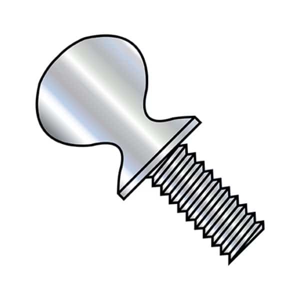 Thumb Screw, 5/16"-18 Thread Size, Spade, Zinc Plated Steel, 2-1/2 in Lg, 300 PK, EnjoyTool select, Mfr# 3140TS