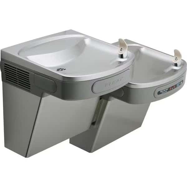 Elkay Versatile Bi-Lvl W/Sensr 8Gph Filtr Lt Gry Light Gray Granite