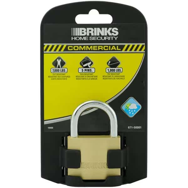 Keyed Different Padlock, Brass, 50mm, High Security