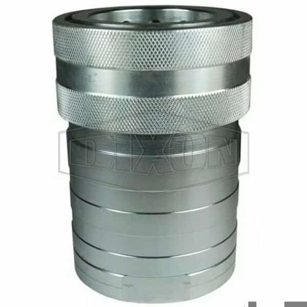 DQC H Industrial Interchange High Volume Female Coupler, 3/8 Nominal, Female NPTF, Steel
