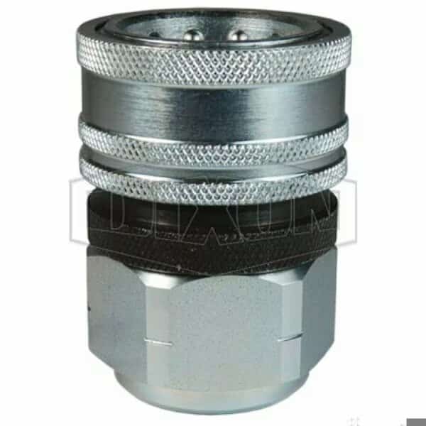 DQC TR European Interchange Female Coupler, 1-11-1/2 Nominal, Female NPTF, Steel