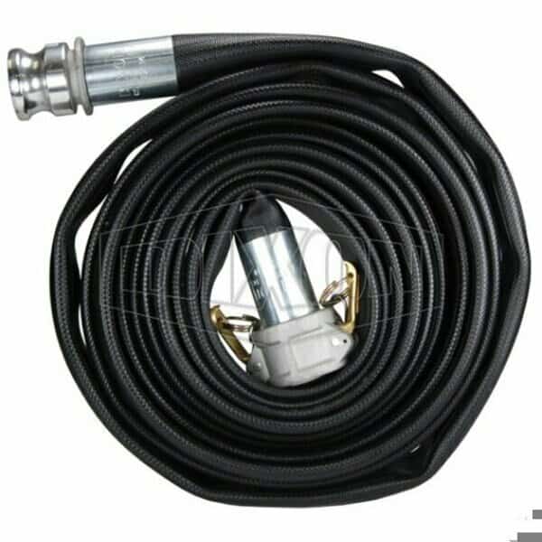 Washdown Hose, 2-1/2 in, 50 ft L, 200 psi, Nitrile, Domestic