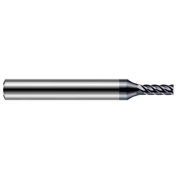 End Mill for Hardened Steels - Corner Radius, 0.1250" (1/8)