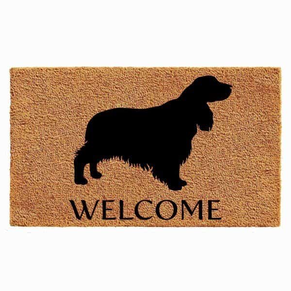 Entrance Mat, Coir, Natural, Black